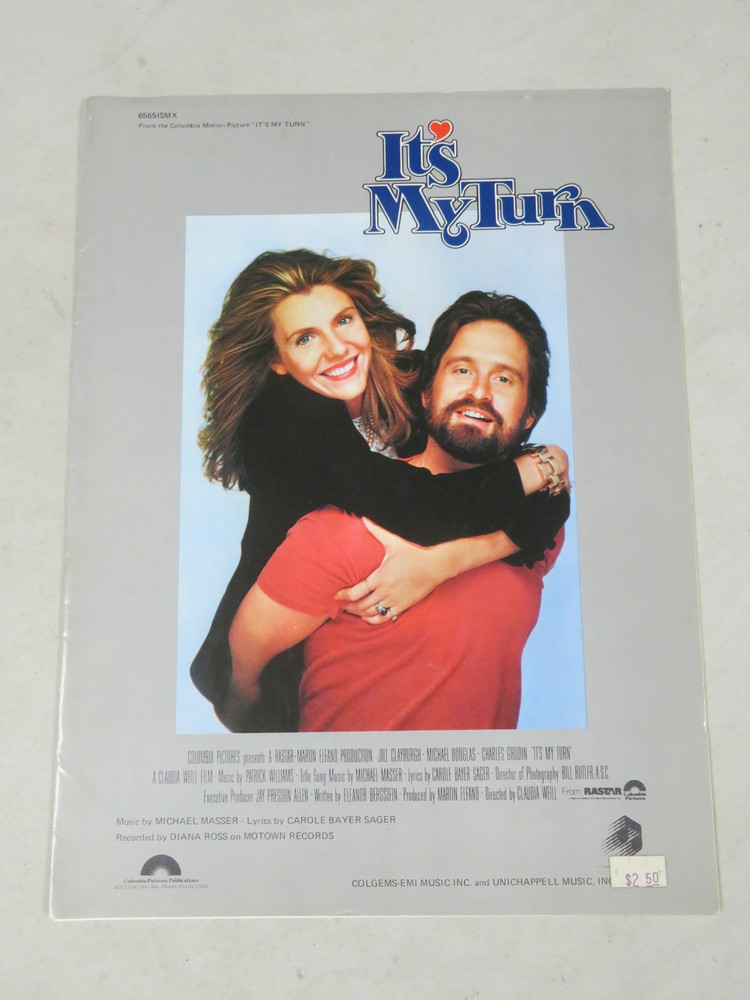 Its My Turn Sheet Music Piano Vocal Guitar Vtg (Diana Ross Song) 1980 USA SELLER
