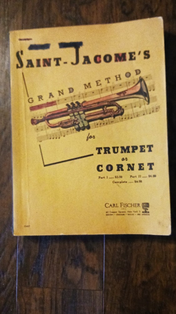 Saint-Jacome&rsquo;s GRAND METHOD for TRUMPET or CORNET – Complete Book of Sheet Music