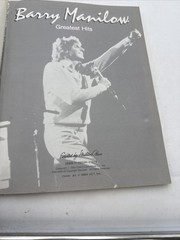 Vtg 1983 Barry Manilow Greatest Hits Songbook W/ Poster Insert Cherry Lane Music