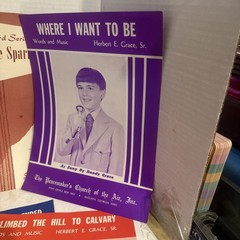 Lot Of 8 Religious Sheet Music (6 By Herbert Grace) His Eye Is On The Sparrow