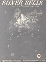 SILVER BELLS Piano Sheet Music, Uke Tabs, Chords, & Lyrics