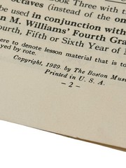 Antique John M Williams Sight Reading Book Three Piano Method 1929 VTG