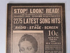 2275 Latest Song Hits Prosperity Book Number 71 1930&rsquo;s 32 pages