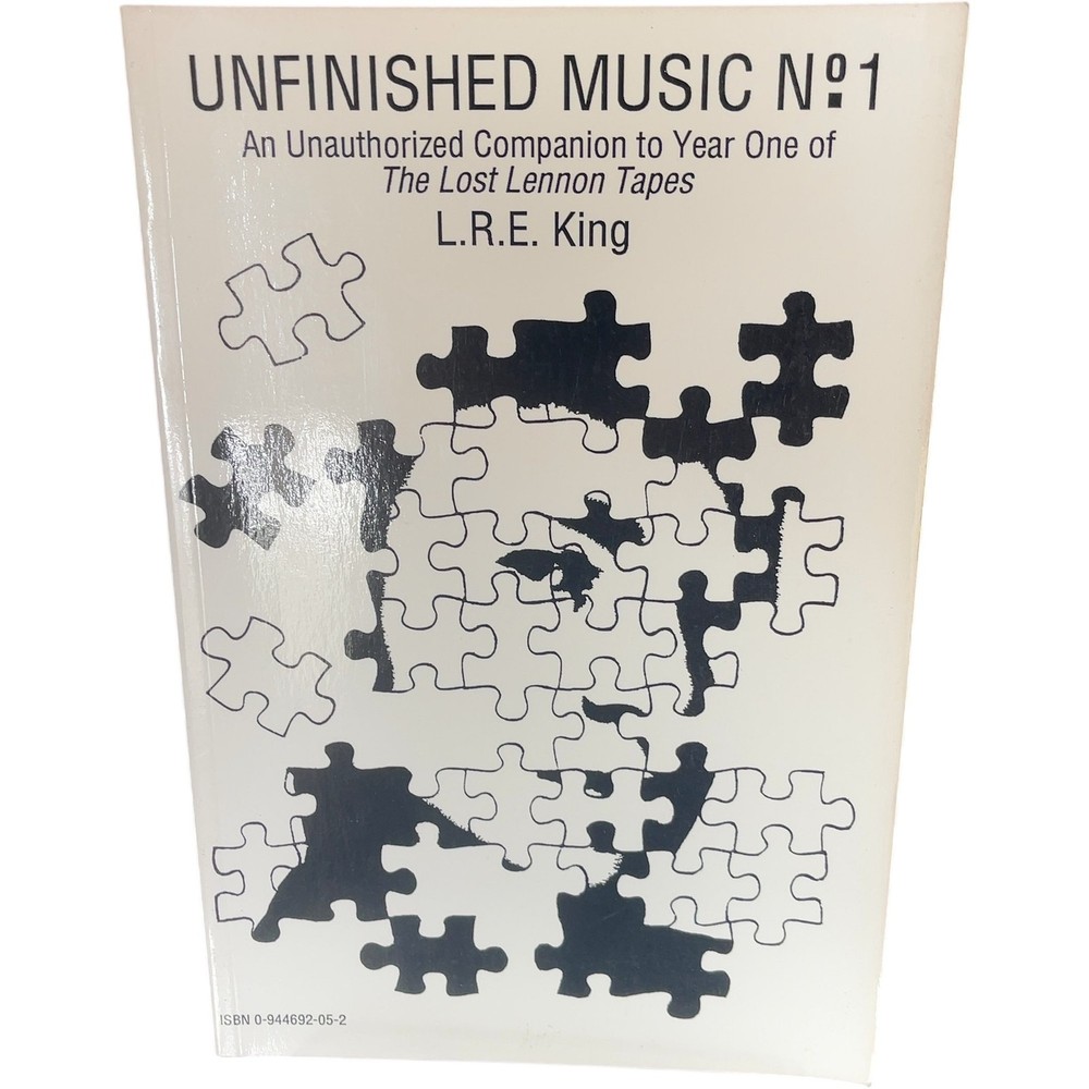 Unfinished Music No.1 LRE King Paperback First Edition 1990 Music Book