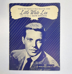 Bregman Vocco Conn Little White Lies Pop Sheet Music Piano/Vocal Intermediate