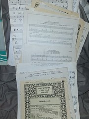 Large Lot Vintage Sheet Music.