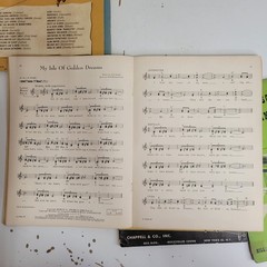 Hammond Organ Sheet Music Books Vtg 50s Lot of 6 USA Hymns Showtime