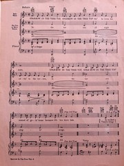 1951 « Sparrow In The Tree Top » sheet music by Guy Mitchell