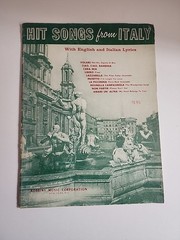 HIT SONGS FROM ITALY Songbook* 1958 ROBBINS MUSIC Volare CARA MIA Musetto LIBERO