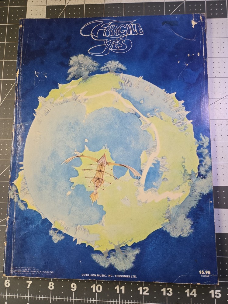 Yes Fragile Guitar Tab Sheet Music Chords Lyrics Pop Prog-Rock Songs Book
