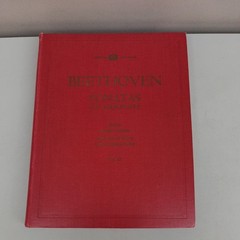 Vintage Beethoven Sonatas For Pianoforte Set of 3 Volumes Hardcover Books 1931