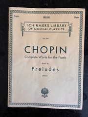 Chopin Compl. Works for the Piano Book IX Preludes (Mikuli) – Schirmer Vol. 1547