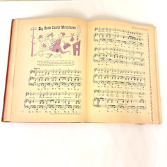 Fireside Book of American Songs Sheet Folk Music Americana Illustrated Vtg 1952
