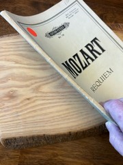 Mozart Requiem Choral Book German Words. Nr. 76. Some Piano Notes.