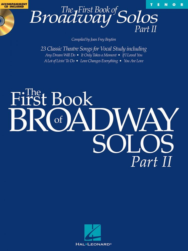The First Book of Broadway Solos Part II Tenor Edition Vocal 000001113