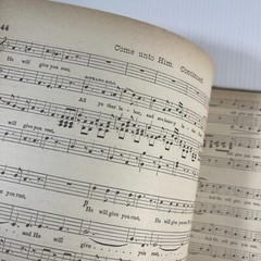 Hodges Anthems 1881 Antique Choral Music Book