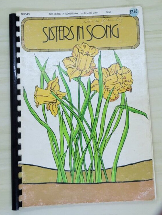 Sisters in Song Arranged Joseph Linn Benson Company 1978 Ladies Trio Devotional
