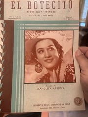 P 1940 Latin American Sheet Music EL BOTECITO + Bonus Mystery Latin Sheet