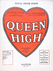 You&rsquo;ll Never Know Sheet Music Queen High 1926 Musical Lewis Gensler B G DeSylva