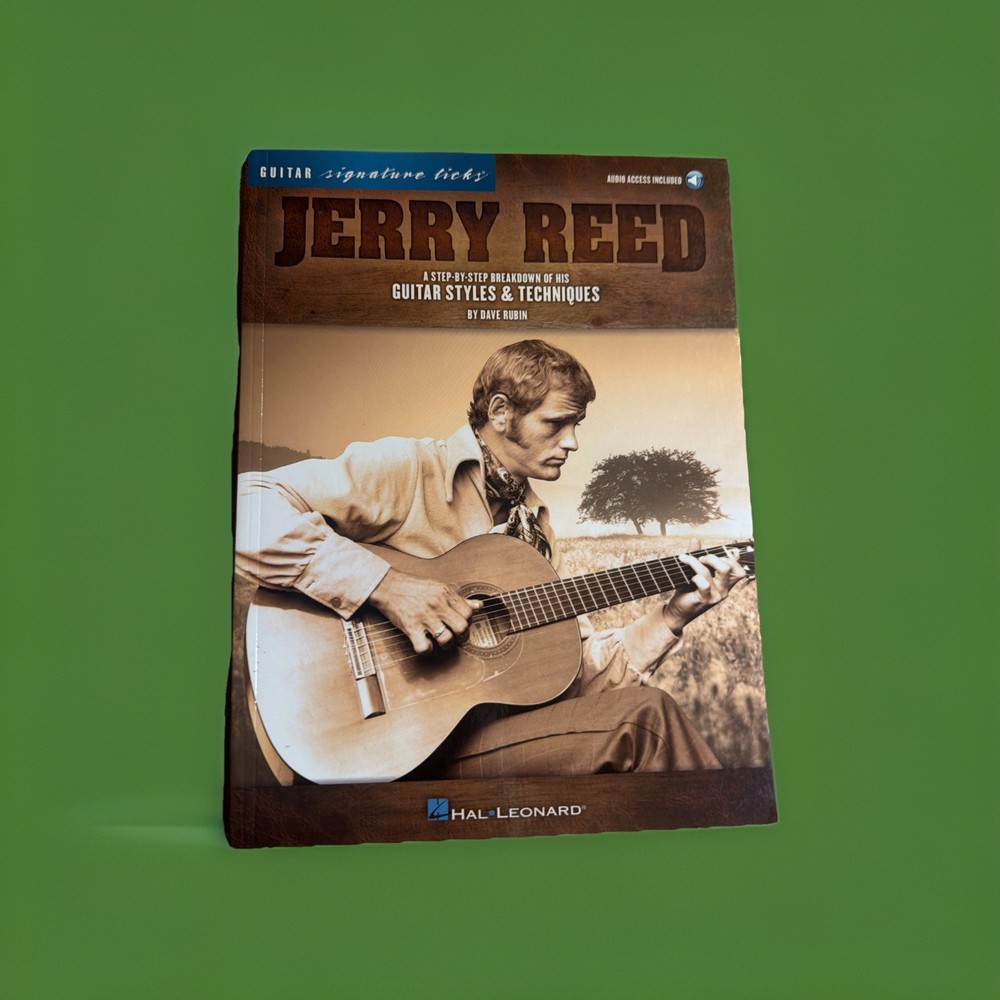 Jerry Reed Guitar Tab Book Signature Licks Guitar Series W/ Online Access New!