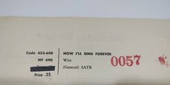 Choral Sheet Music – « Now I&rsquo;ll Sing Forever » SATB – Witt – Broadman Choral Music
