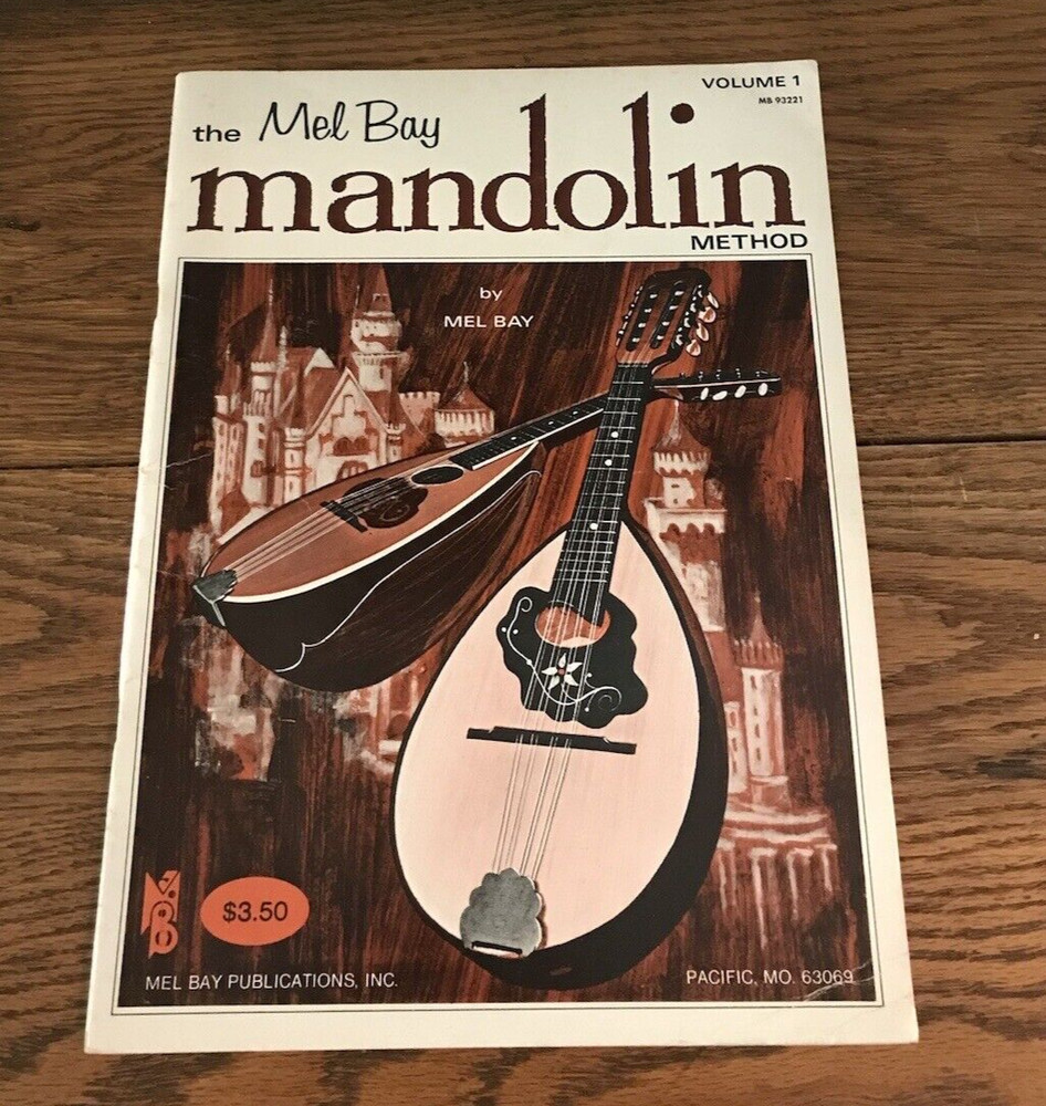 Vintage The Mel Bay Mandolin Method Music Book 1968 Beginners Intermediate