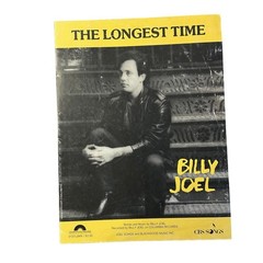Vintage 1983 Sheet Music “The Longest Time » by Billy Joe An Innocent Man Album