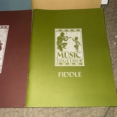 Lot 6 Music Together Books Only Maracas Sticks Bells Drum Triangle Fiddle