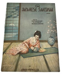 The Japanese Sandman Song by Egan & Whiting Sheet Music Baby Nursery Art 1920