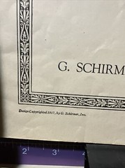 Schirmer&rsquo;s Scholastic Series Vol. 63 First Steps For the Young Pianist c. 1919