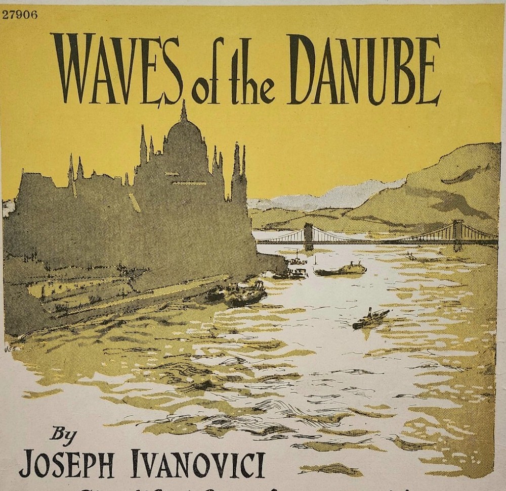 1947 Waves of the Danube Sheet Music Theodore Presser Joseph Ivanovici