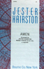 Amen by Jester Hairston Mixed Voices (SATB) a capella 1957, VG+