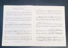 1961 HOLIDAY IN SPAIN by William L Gillock Piano Solo Sheet Music