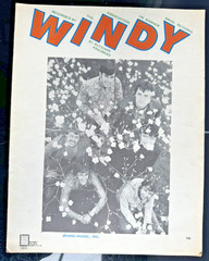 Vintage 1967 Windy Sheet Music The Association Ruthann Friedman Pop Folk Hit
