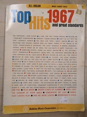 Robbins Music Top Hits of 1967 and Great Standards All-Organ Songbook USA