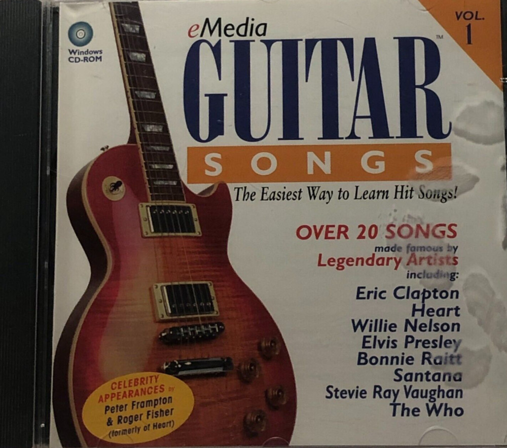 E Media Guitar Song Window Cd Rom Volume One NIB 🔔