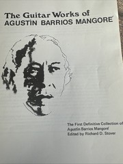 The Guitar Works Of Agustin Barrios Mangore Volume 3 1977 56 Pages