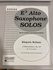 Allegretto Brillante Op.46 Eb Alto Saxophone Solos
