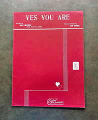 Sheet Music – Yes You Are (1951) by Bob Merrill