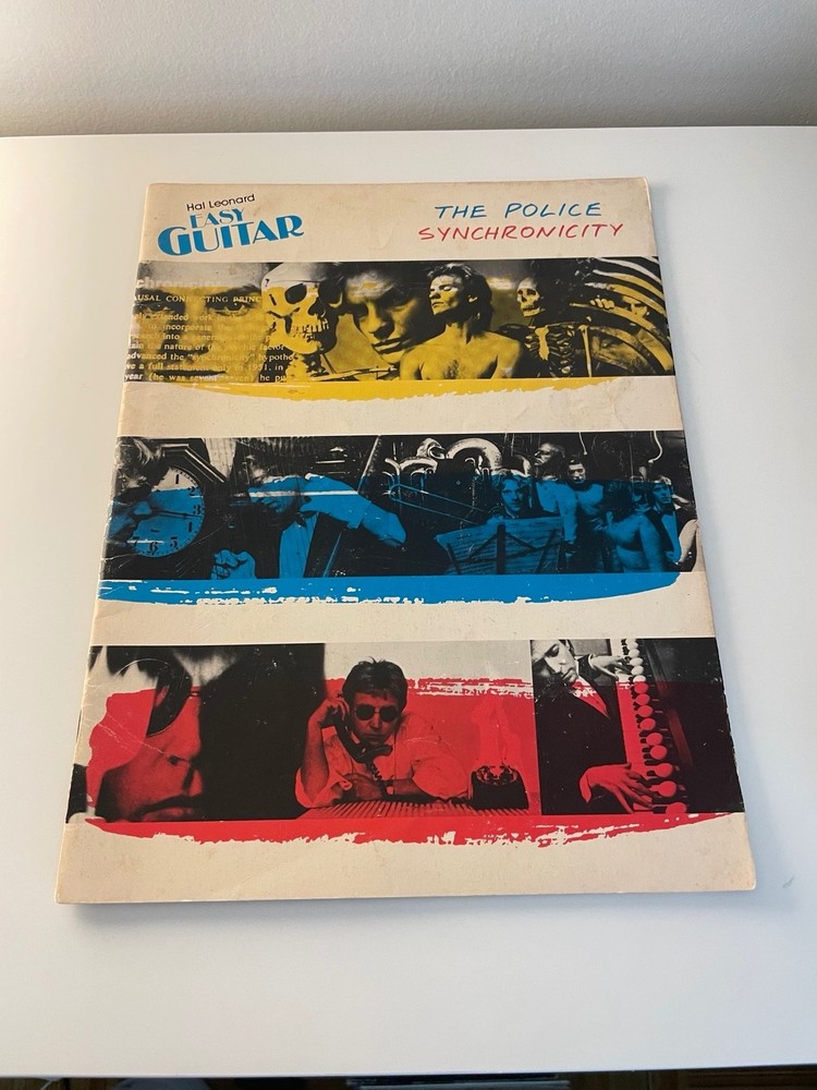 The Police Synchronicity Easy Guitar Sheet Music Book Hal Leonard 1983