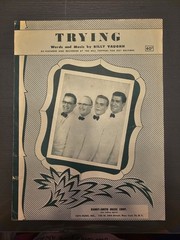 Trying-Sheet music by Billy Vaughn-1952