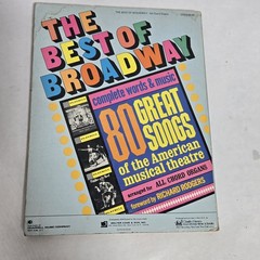 LOT Best of Hollywood Broadway Complete Words Music 80 Great Songs Guitar Vocal