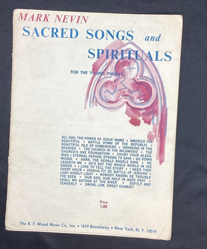 Vtg Songbook, Sacred Songs and Spirituals, 1965 – ships free
