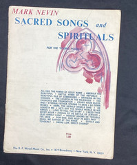 Vtg Songbook, Sacred Songs and Spirituals, 1965 – ships free