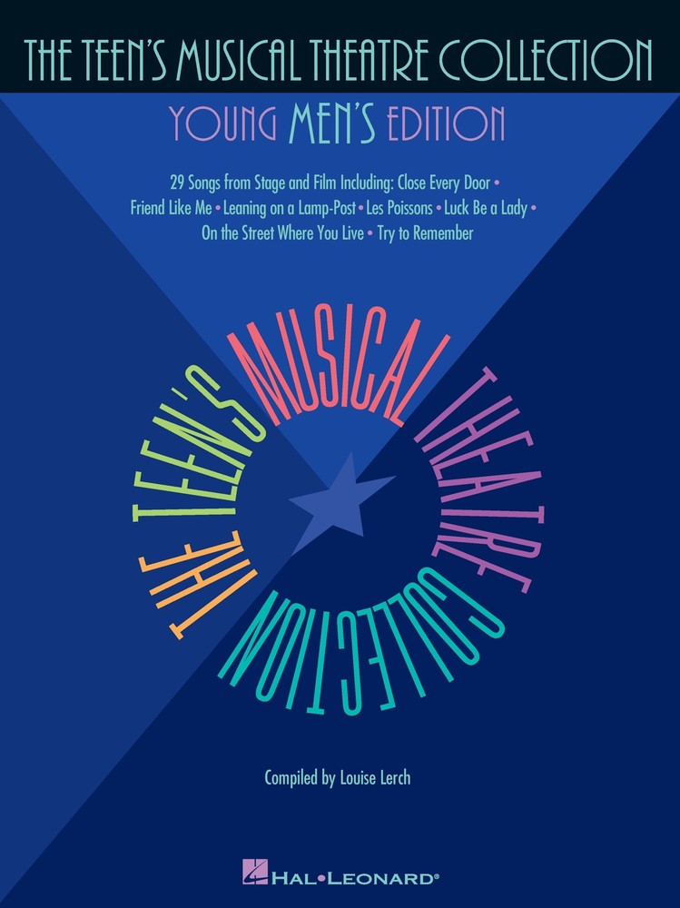 Teen&rsquo;s Musical Theatre Collection Men Vocal Sheet Music Hal Leonard 29 Song Book