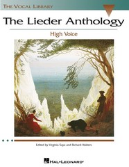 The Lieder Anthology for High Voice with Piano Sheet Music Hal Leonard Song Book