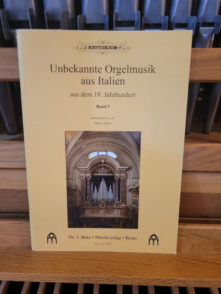 * ed Doni: Unknown Organ Music from 18th Century Italy, #5; organ (Butz)