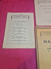 Lot of 9 Vintage Schirmer&rsquo;s Library Musical Classics Piano Violin Sheet Music…