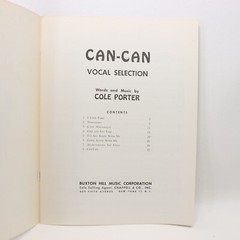 Can-Can Vocal Selection Songbook Sheet Music Cole Porter 1953 Buxton Hill Rare
