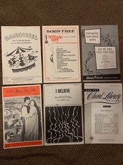 Choral Music Arrangements — Total of 23 Compositions — Condition Varies w/ ea